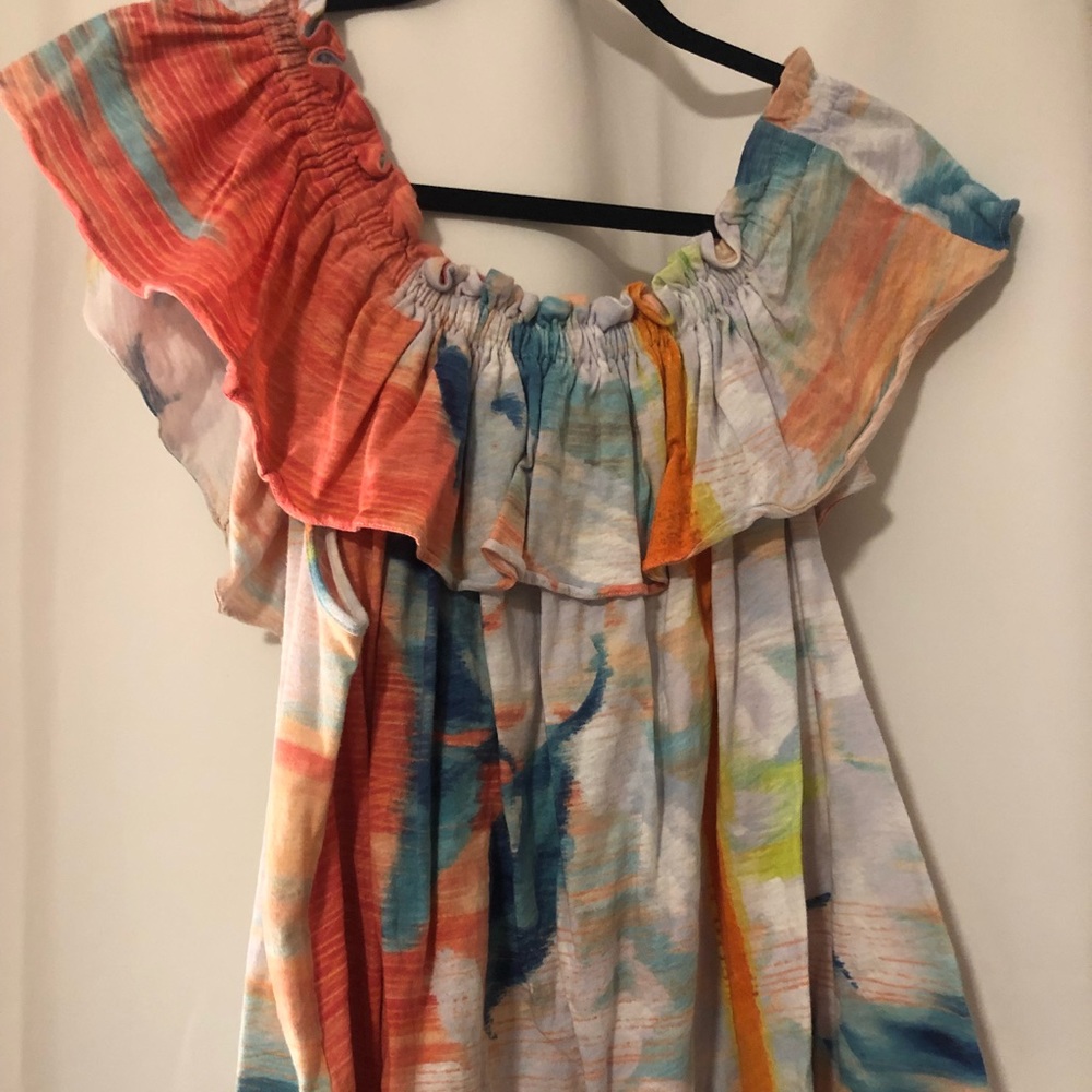 Anthropologie off the shoulder top